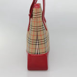 Burberry Nova Check Beige Canvas Tote Bag ( )