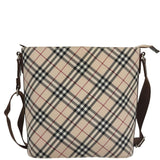 Burberry Nova Check Beige Canvas Shoulder Bag ( )