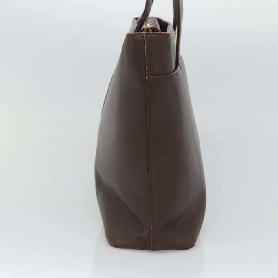 Burberry Nova Check Brown Leather Tote Bag ( )