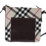 Burberry Nova Check Beige Canvas Shoulder Bag ( )