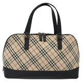 Burberry Nova Check Beige Canvas Handbag ( )