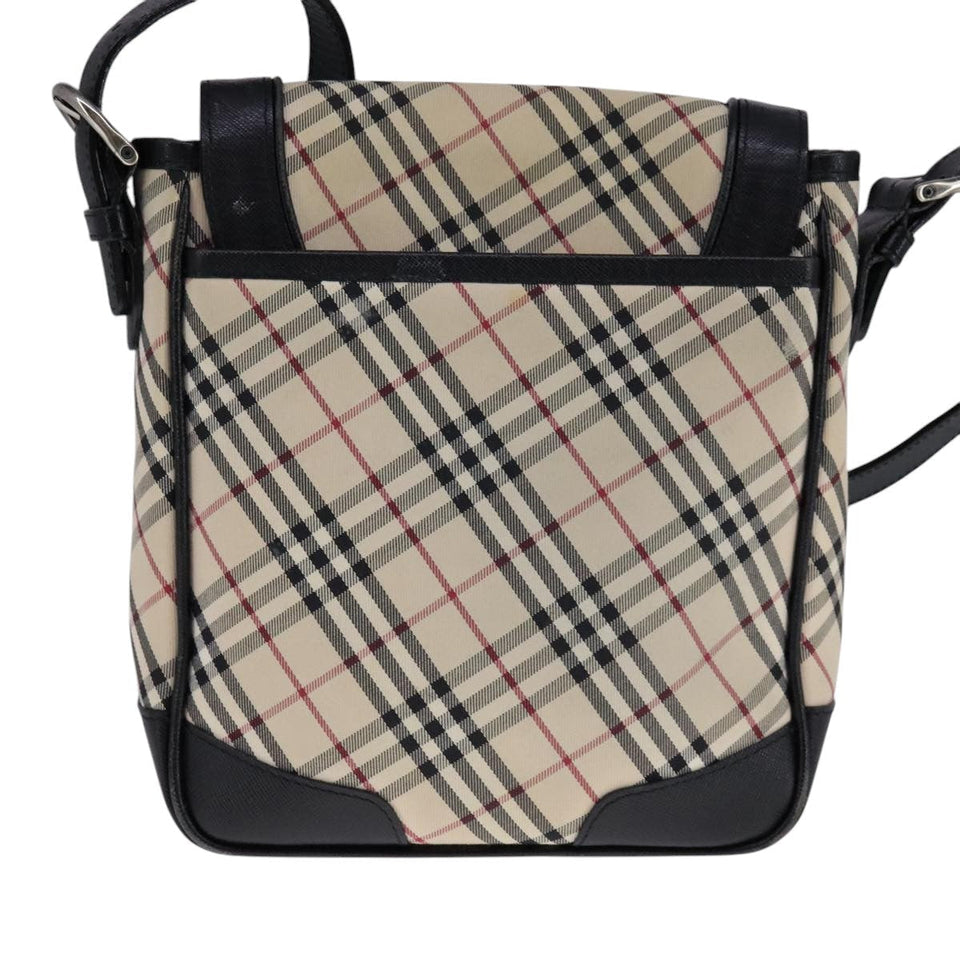 Burberry Nova Check Beige Canvas Shoulder Bag ( )