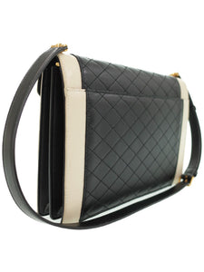 Saint Laurent- Paris Satchel Gabby Shoulder Bag Black