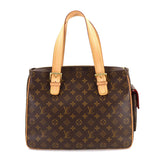 Louis Vuitton Multipli Cite Monogram Canvas Shoulder Bag Brown