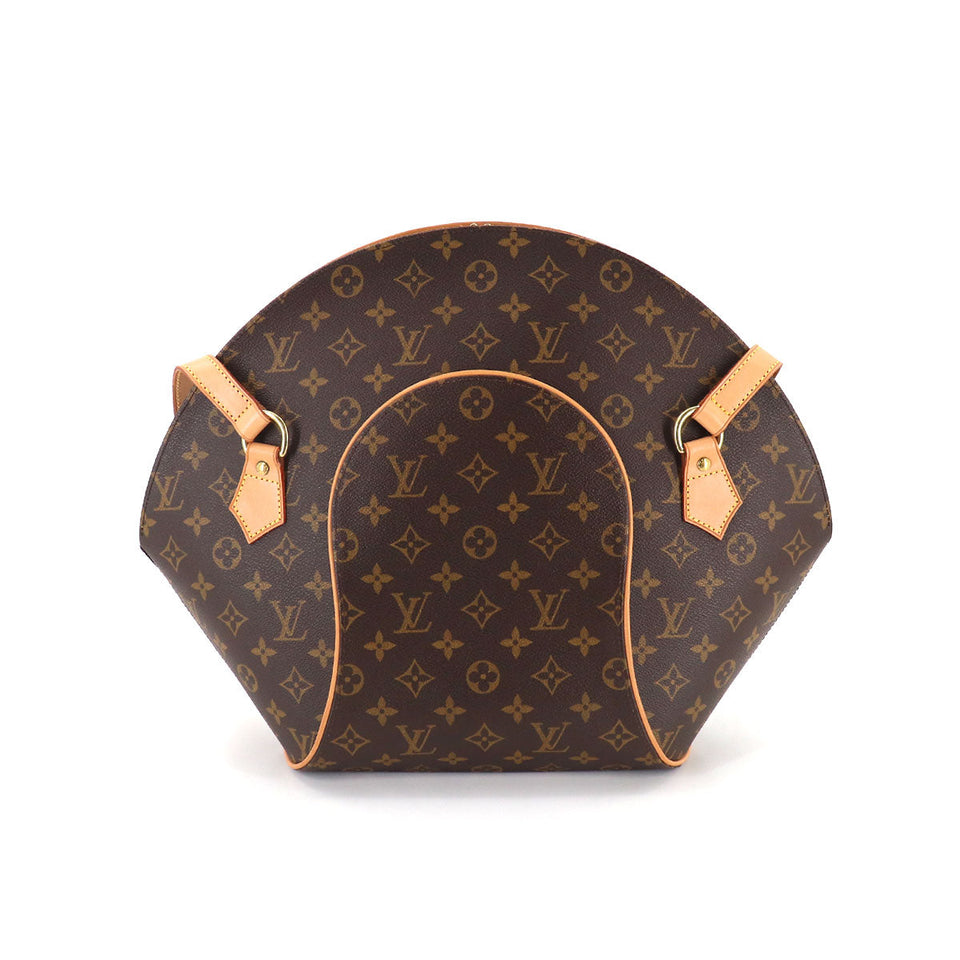 Louis Vuitton Monogram Ellipse Shopping Shoulder Bag Brown