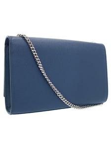 Saint Laurent- Paris Classic Kate Satchel Blue