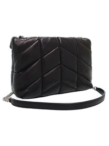 Saint Laurent- Paris Lulu Puffer Bag Shoulder Bag Black