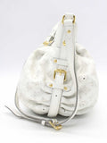 Louis Vuitton Mahina Leather XL Shoulder Bag White