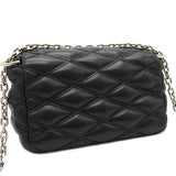 Louis Vuitton Malletage Twist Shoulder Bag Noir Black