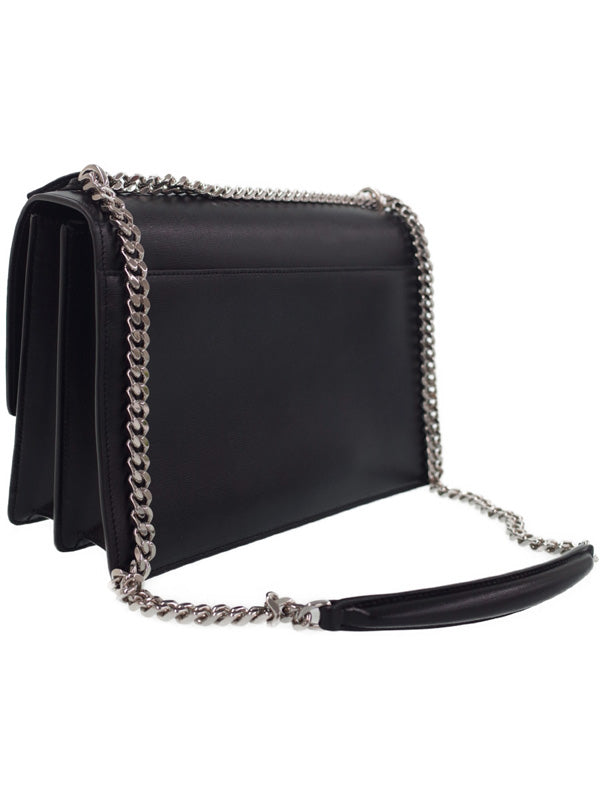 Saint Laurent- Sunset Large Chain Shoulder Bag Black