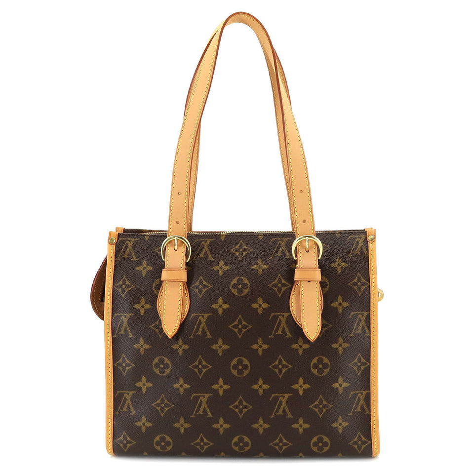 Louis Vuitton Monogram Popincourt O Tote Bag Brown Gold Hardware