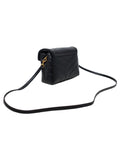Saint Laurent- Paris Monogram Loulou Strap Bag Black