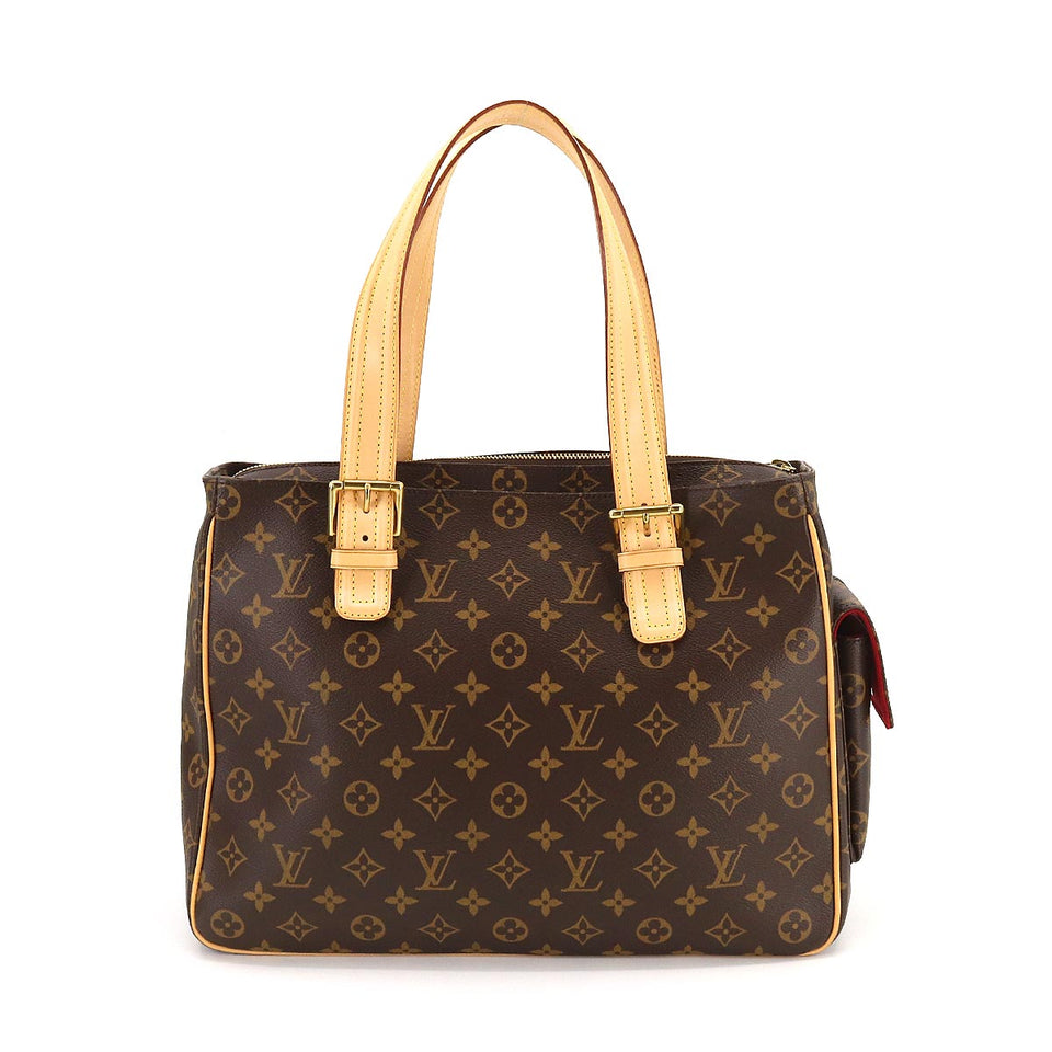 Louis Vuitton Multipli Cite Monogram Canvas Shoulder Bag Brown