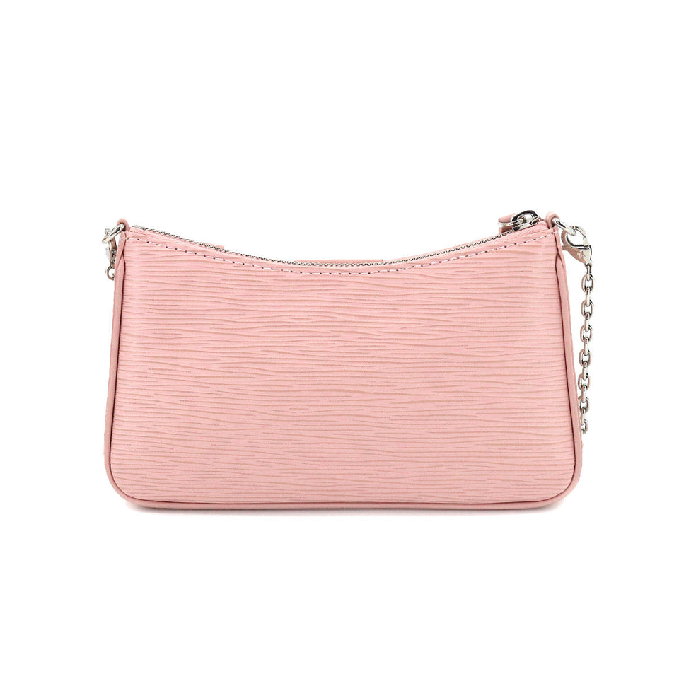 Louis Vuitton Epi Easy Pouch Shoulder Bag Leather Rose Ballerine Pink