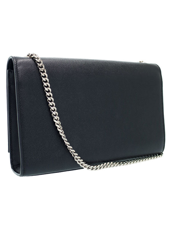 Saint Laurent- Paris Classic Kate Monogram Satchel Shoulder Bag Black