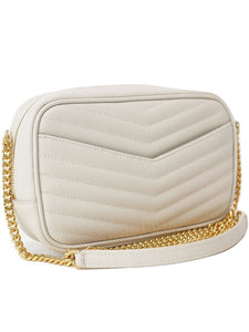 Saint Laurent- Paris Lou Mini Bag Shoulder Bag Ivory Black