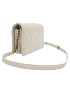 Saint Laurent- Paris Monogram Angie Shoulder Bag Beige Black