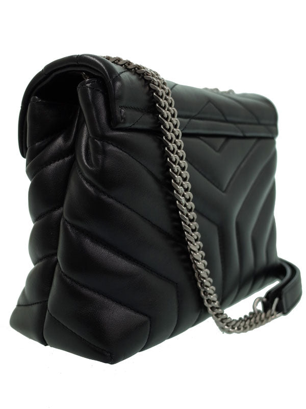 Saint Laurent- Paris Monogram Loulou Small Bag Black