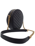 Saint Laurent- Paris Vinyl Chain Shoulder Bag Black