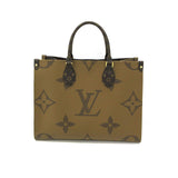 Louis Vuitton Monogram Reverse On The Go MM 2way Bag Tote Bag