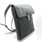 Louis Vuitton Saratov PM Shoulder Bag Taiga Leather Canvas