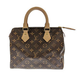 Louis Vuitton LV Speedy 25 Monogram Leather Brown Bag Handbag