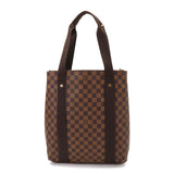 Louis Vuitton Damier Cabas Bobourg Tote Bag Ebene Gold Metal Fittings