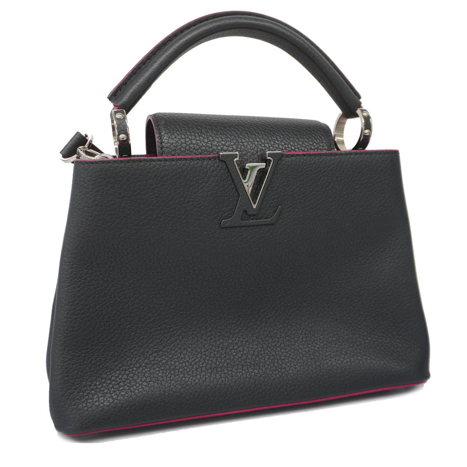 Louis Vuitton Capucines BB Taurillon Leather Noir Black