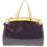 Louis Vuitton Blair MM Vernis Handbag Enamel Purple