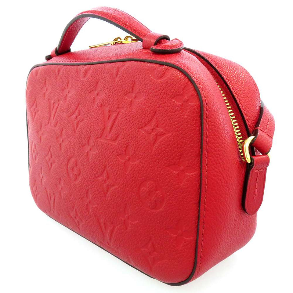 Louis Vuitton Shoulder Bag Monogram Implant Saintonge