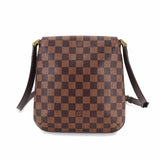 Louis Vuitton Damier Musette Salsa Long Shoulder Bag Ebene Gold Hardware