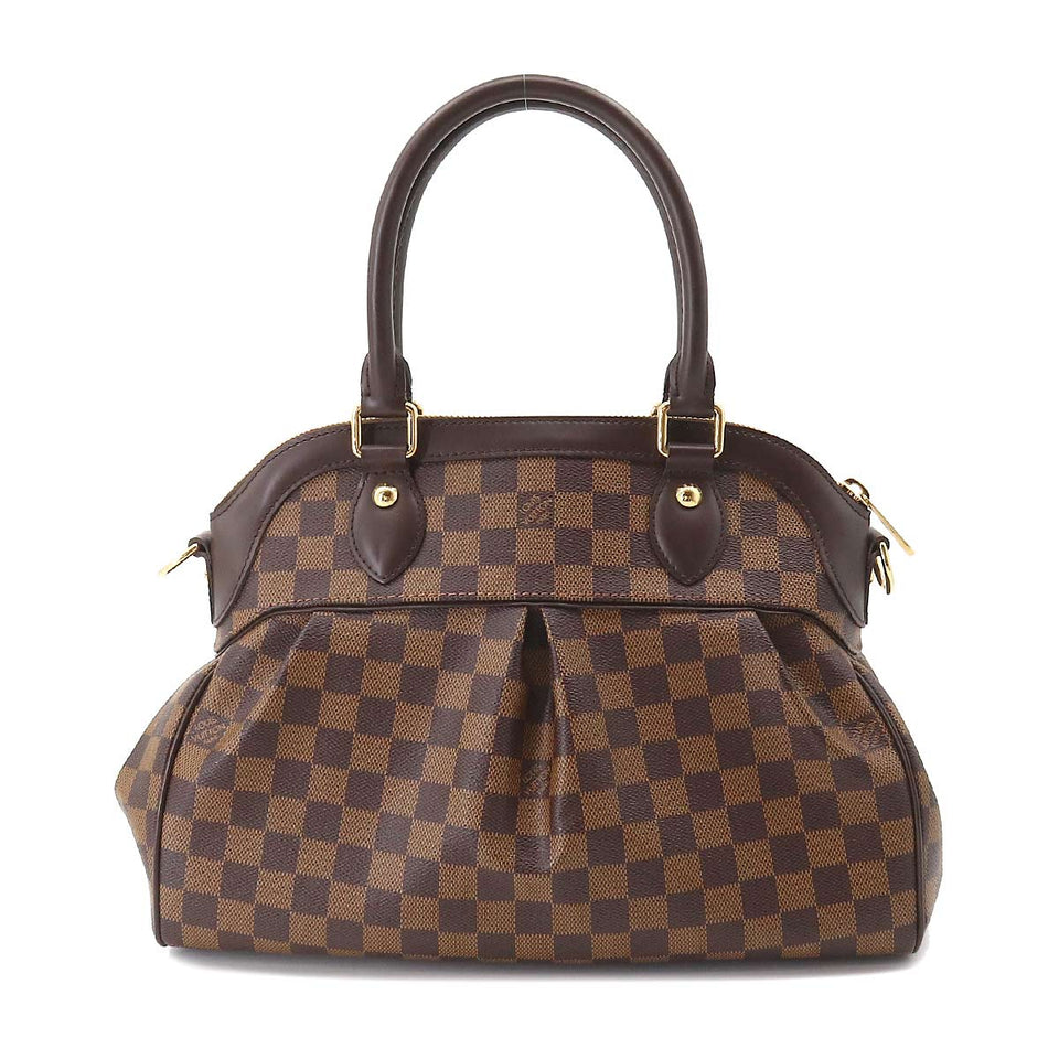 Louis Vuitton Damier Trevi PM 2 Way Hand Shoulder Bag Ebene