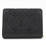 Louis Vuitton Portefeuille Metis Compact Monogram Implant Trifold Wallet Black
