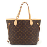 Louis Vuitton Monogram Neverfull MM Tote Bag Brown