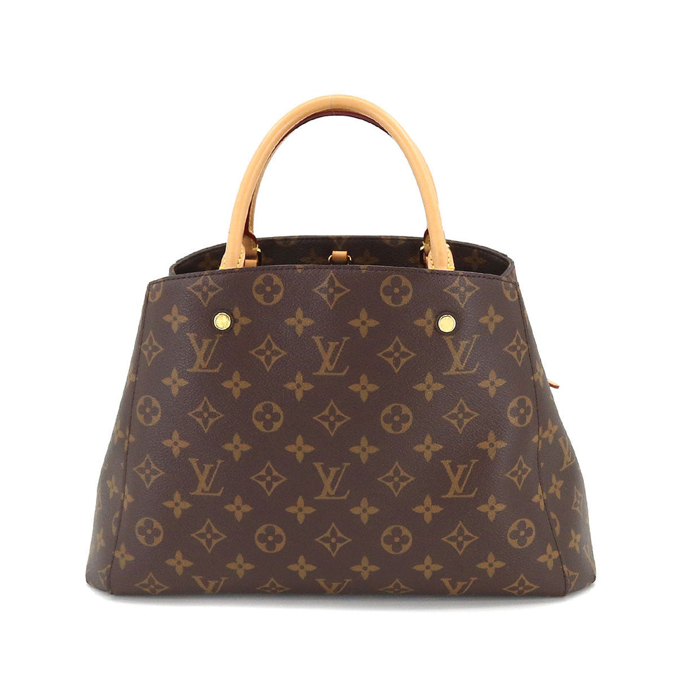 Louis Vuitton Monogram Montaigne MM 2 Way Hand Shoulder Bag