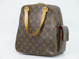 Louis Vuitton Excentri Cite Monogram Handbag Tote Bag Brown