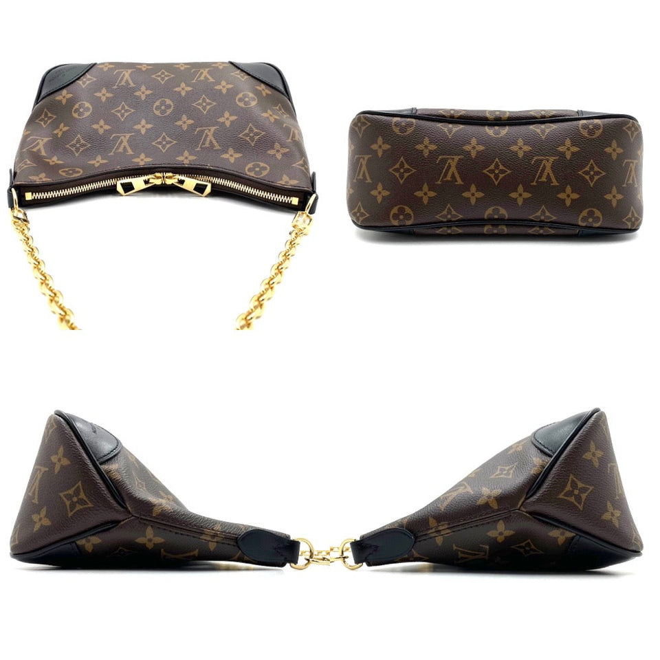 Louis Vuitton Shoulder Bag Monogram Boulogne NM Brown Black