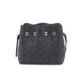 Louis Vuitton Mahina Bella 2 Way Shoulder Hand Bag Leather Noir