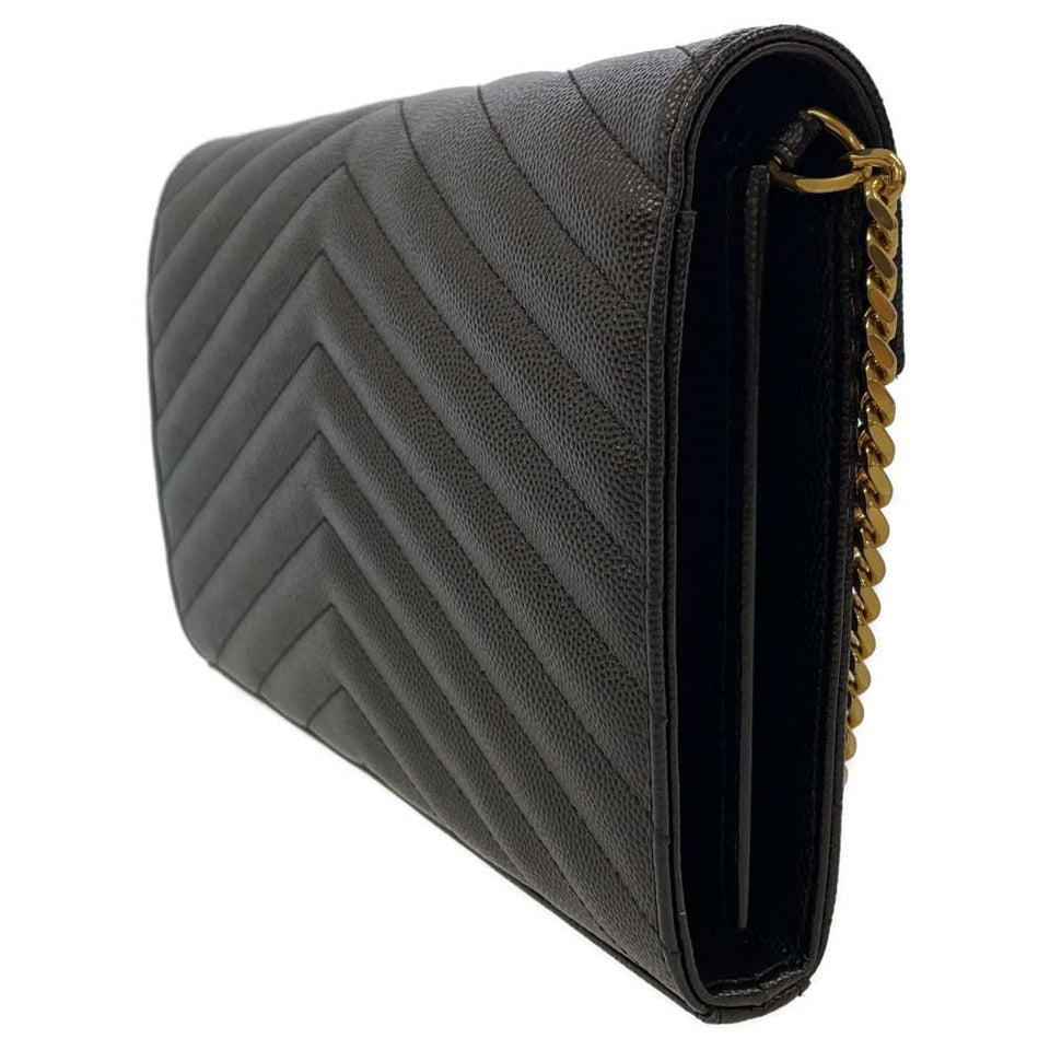 Saint Laurent- Paris Chain Wallet Monogram Crossbody Saint Laurent Black