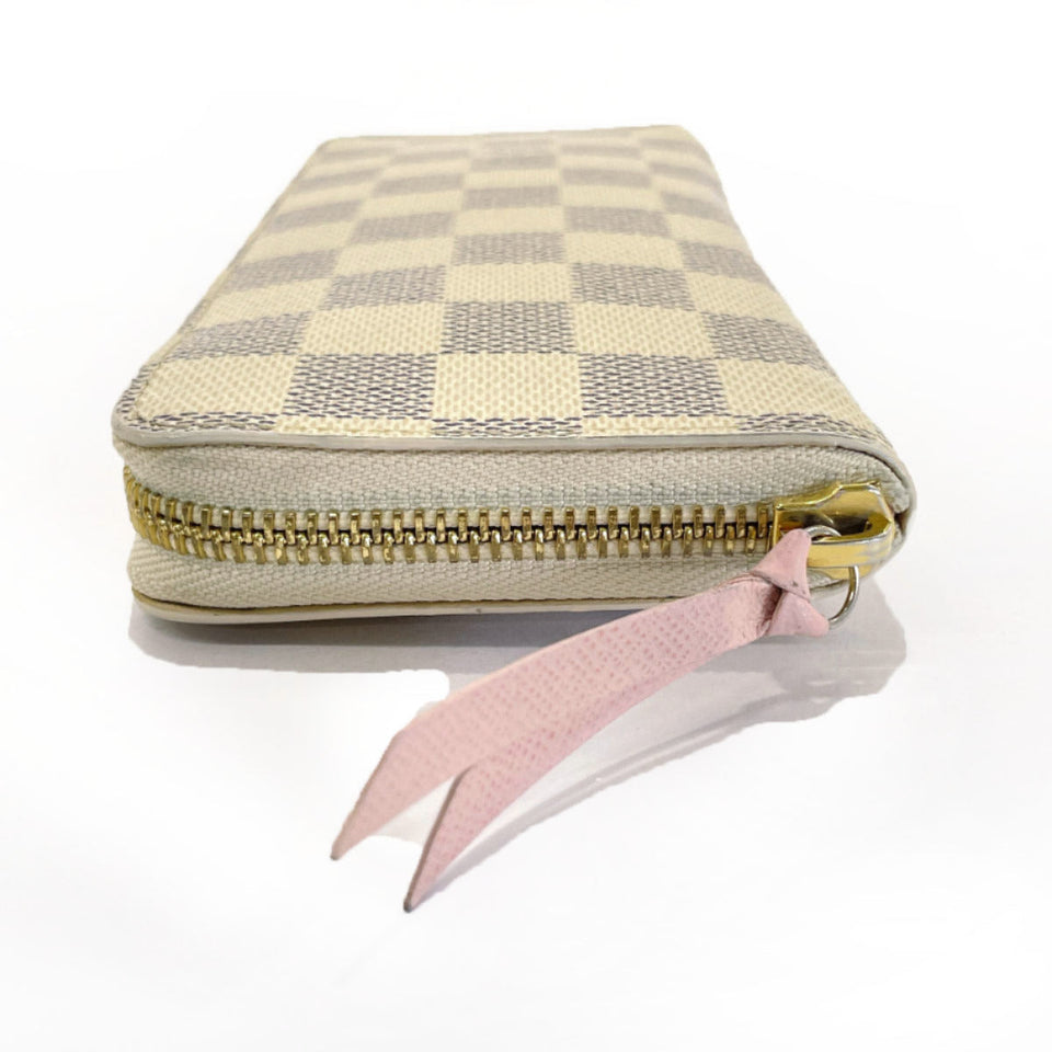 Louis Vuitton Portefeuil Clemence Long Wallet Damier Azur