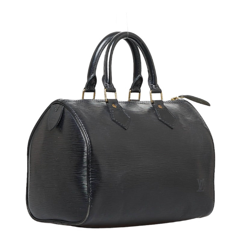 Louis Vuitton Epi Speedy 25 Handbag Mini Boston Bag Noir Black