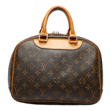Louis Vuitton Monogram Trouville Handbag Brown