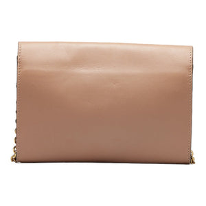 Louis Vuitton Pochette GM Chain Shoulder Bag Nude Beige Pink