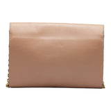 Louis Vuitton Pochette GM Chain Shoulder Bag Nude Beige Pink