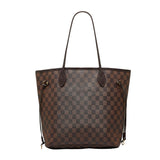 Louis Vuitton Damier Neverfull MM Shoulder Bag Tote Bag Brown