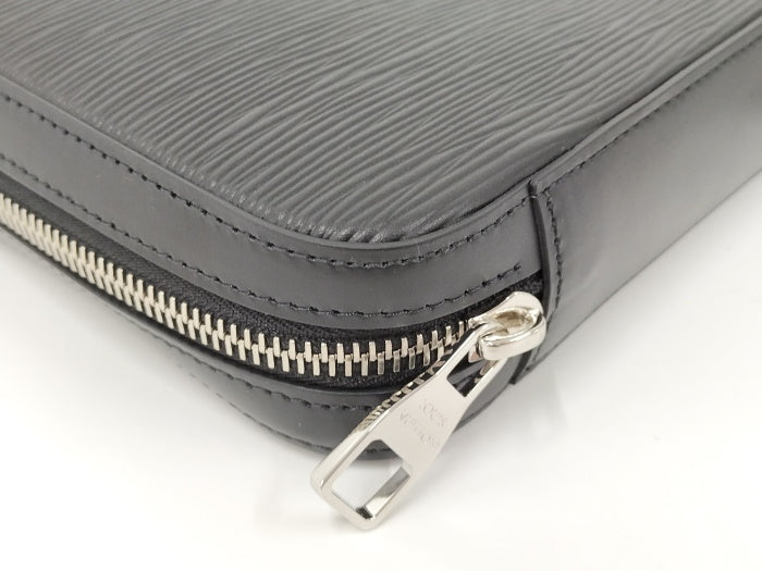 Louis Vuitton Dandy Wallet Round Zipper Long Wallet Clutch Bag Epi Noir