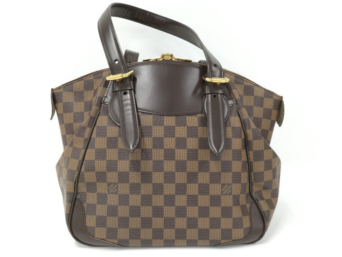 Louis Vuitton Verona MM Handbag Damier Ebene Brown