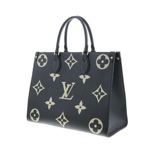 Louis Vuitton  OnTheGo MM Amplant Noir Shoulder Monogram Black