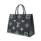Louis Vuitton  OnTheGo MM Amplant Noir Shoulder Monogram Black