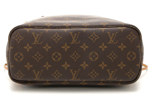 Louis Vuitton Neverfull PM Handbag Tote Bag Monogram Brown